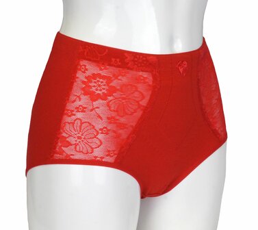 J&amp;C Licht corrigerende dames tailleslip Rood H201