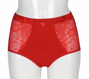 J&amp;C Licht corrigerende dames tailleslip Rood H201