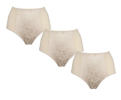 3-pack Dames Tailleslip lichtcorrigerend Huid J&amp;C