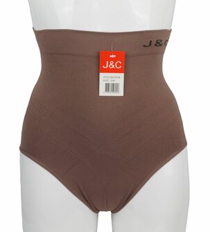 J&amp;C Corrigerende dames tailleslip W736 Bruin