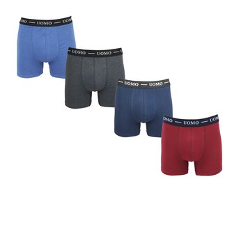 4-pack Heren boxershorts UOMO assorti