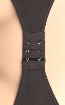 Dames katoenen body 6860  J&amp;C met lange mouw Bruin
