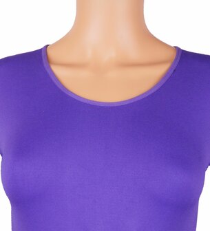J&amp;C Dames body 6889 met lange mouw slipmodel Paars