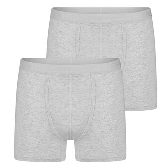 2 pack Beeren Heren boxershort C.F. Dylan Melee Grijs