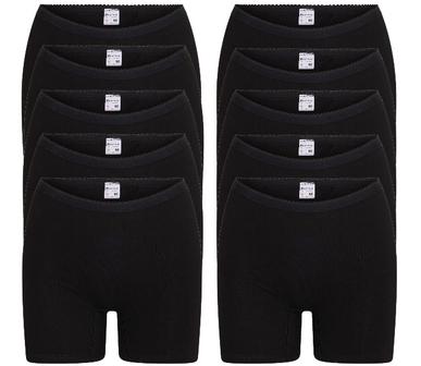 Beeren 10-Pack Dames boxershorts Softly Zwart