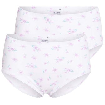 2-pack Beeren Dames tailleslip Rosa M3000 Roze