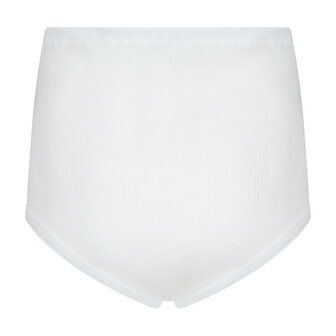 2 pack Beeren Heren slip met gulp 2x2 rib Startex Wit