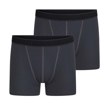 2 pack Beeren Heren boxershort B.Y. Sven Antraciet