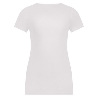 10-PACK BEEREN DAMES T-SHIRT MET V-HALS EN KORTE MOUW M3000 WIT