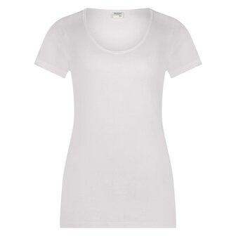 10-PACK BEEREN DAMES T-SHIRT MET O-HALS EN KORTE MOUW M3000 WIT