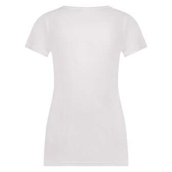 10-PACK BEEREN DAMES T-SHIRT MET O-HALS EN KORTE MOUW M3000 WIT