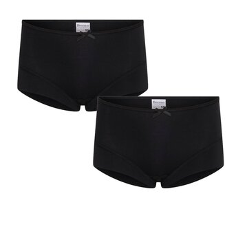 2 pack Beeren Meisjes boxershort Elegance Zwart