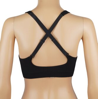 J&amp;C Dames sport BH Zwart