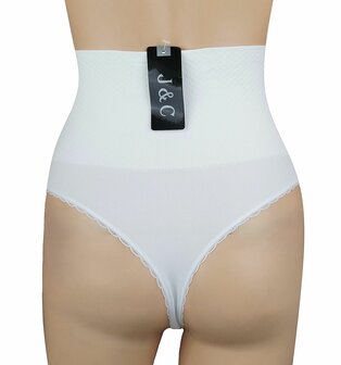 J&amp;C dames corrigerende string W3235 Wit