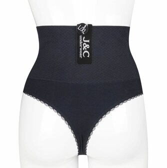 J&amp;C dames corrigerende string W3235 Zwart