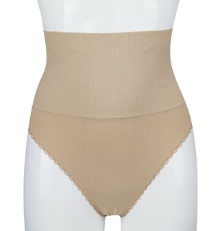 J&amp;C Dames corrigerende string W3235 Huid