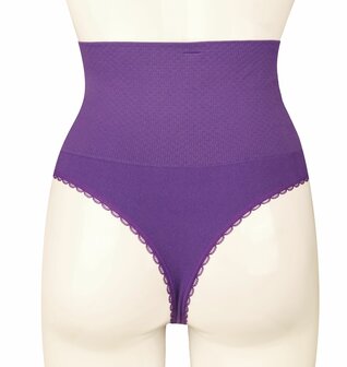 J&amp;C dames corrigerende string W3235 Paars