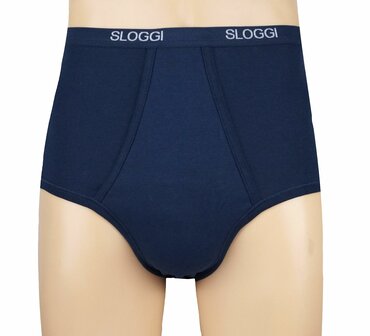Heren slip  Basic Maxi  met gulp Sloggi Marine