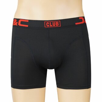 3-pack Heren Boxershorts J&amp;C 4485 microfiber Zwart