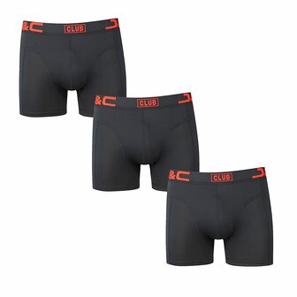 3-pack Heren Boxershorts J&amp;C 4485 microfiber Zwart