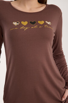 Dames Pyjama Elise met lange mouw van Gionettic