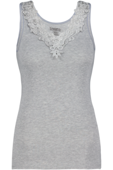 Dames Toker hemd met kant en brede bandjes