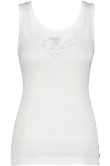 Dames Toker hemd met kant en brede bandjes