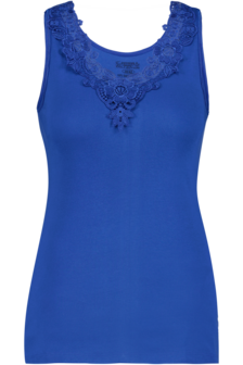 Dames Toker hemd met kant en brede bandjes