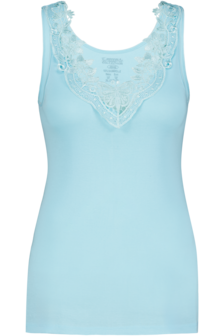 Dames Toker hemd met kant en brede bandjes