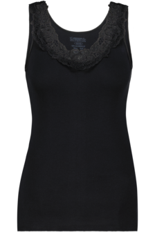 Dames Toker hemd met kant en brede bandjes