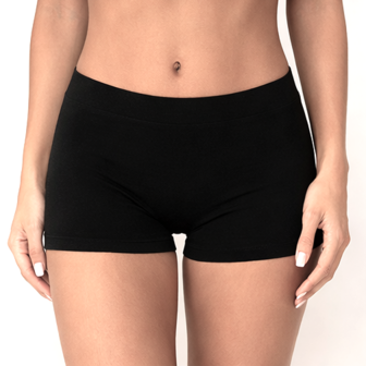 J&amp;C Dames boxershort Zwart W4166