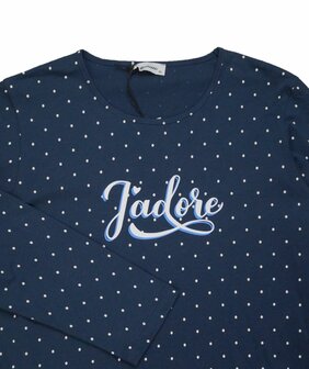 Dames katoenen Pyjama Jade van Gionettic met lange mouw 