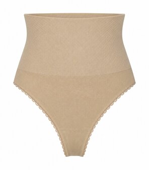 J&amp;C Dames corrigerende string W3235 Huid