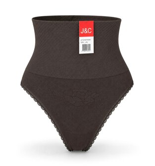 J&amp;C dames corrigerende string W3235 Bruin