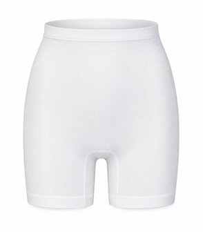 Dames Panty Slip met lange pijpen  Con-Ta 100%  katoen Wit