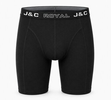 Een zeer luxe en elastische herenboxershort met lange pijpen J&amp;C