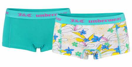 2-pack Meisjes Hipster Mint J&amp;C