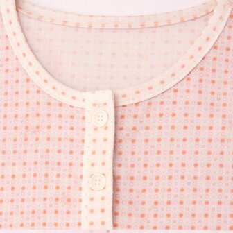 Dames nachthemd 100% katoen van Eskimo Roze