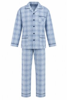 Flanellen heren pyjama&nbsp; Art. 441147 Blue