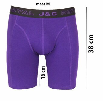 HEREN BOXERSHORT J&amp;C H162 MET LANGE PIJPEN - SalieGroen