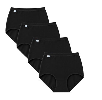 3+1 pack Sloggi Dames slip Basic+ Maxi Zwart