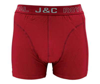 J&amp;C Heren boxershort H152 Rood