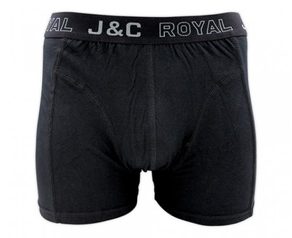 J&amp;C Heren boxershort H152 Zwart