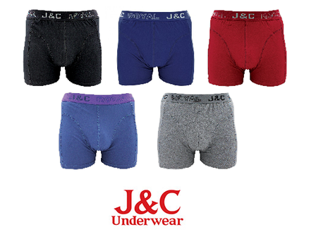 J&amp;C 4-pack Heren boxershort H152 Mix