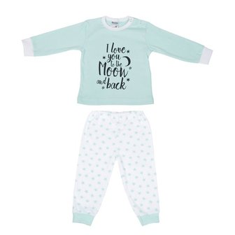 Beeren Baby pyjama &quot;To the Moon&quot; Mint