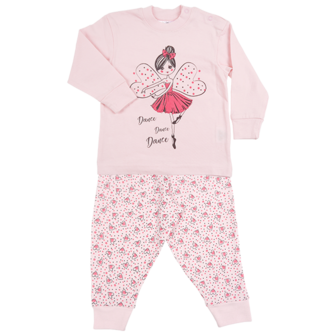 Fun2Wear Kinder pyjama 100% Katoen Dance Princess Roze