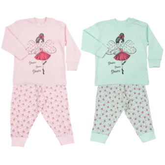 Fun2Wear Kinder pyjama 100% Katoen Dance Princess Roze