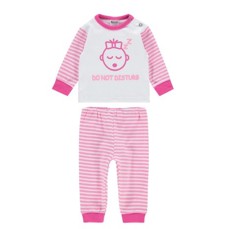 Beeren Baby pyjama M3000 Do not Disturb Roze