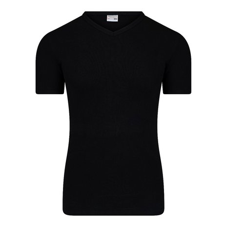 Beeren Heren T-shirt met V-Hals M3000 Zwart