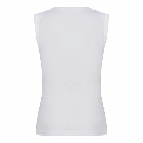 Beeren Jongens mouwloos shirt Beeren Young (Tactel) Wit